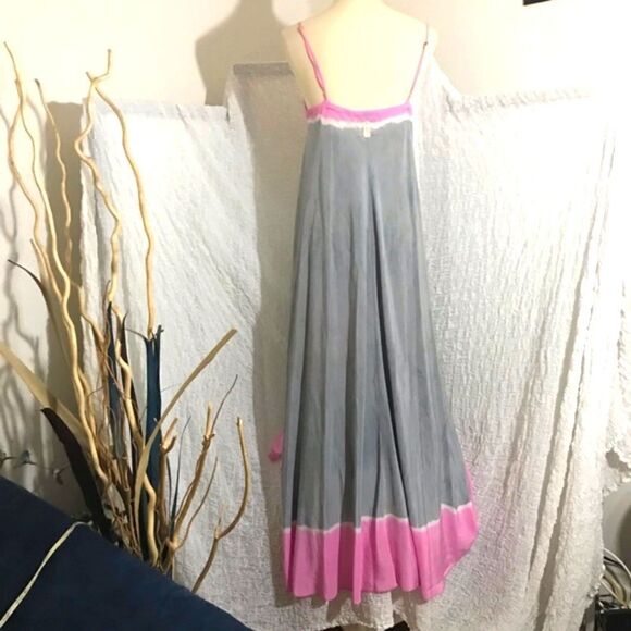 Gypsy 05  100% Silk Tie Dye Maxi Dress  Size XS - Picture 10 of 14